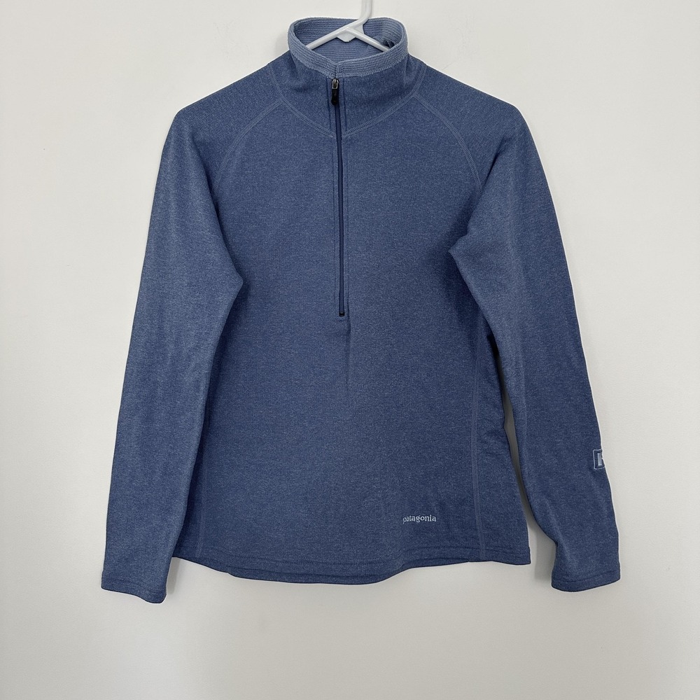 Patagonia R5 Waffle Grid Fleece Womens Small Blue Regulator Jacket  Zip Midlayer